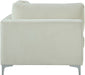 Julia Cream Velvet Modular Corner Chair - 605Cream-Corner - Vega Furniture