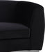 Julian Black Velvet Chair - 621Black-C - Vega Furniture