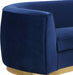 Julian Blue Velvet Loveseat - 620Navy-L - Vega Furniture