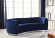 Julian Blue Velvet Sofa - 621Navy-S - Vega Furniture