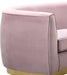 Julian Pink Velvet Chair - 620Pink-C - Vega Furniture