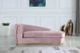 Julian Pink Velvet Chaise Lounge - 620Pink-Chaise - Vega Furniture