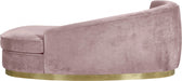 Julian Pink Velvet Chaise Lounge - 620Pink-Chaise - Vega Furniture