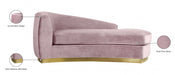 Julian Pink Velvet Chaise Lounge - 620Pink-Chaise - Vega Furniture