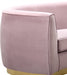 Julian Pink Velvet Loveseat - 620Pink-L - Vega Furniture