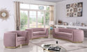 Julian Pink Velvet Loveseat - 620Pink-L - Vega Furniture