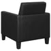 Julio Upholstered Accent Chair with Track Arms Black - 909478 - Vega Furniture