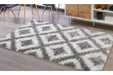 Junette Cream/Gray Large Rug - R404971 - Vega Furniture