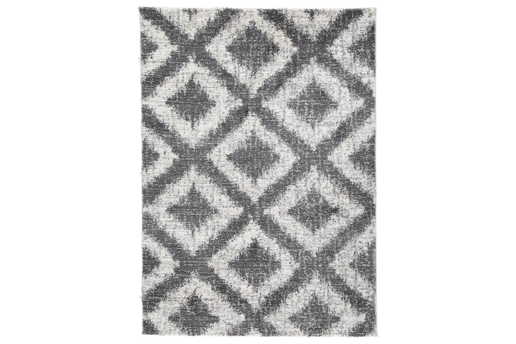 Junette Cream/Gray Large Rug - R404971 - Vega Furniture