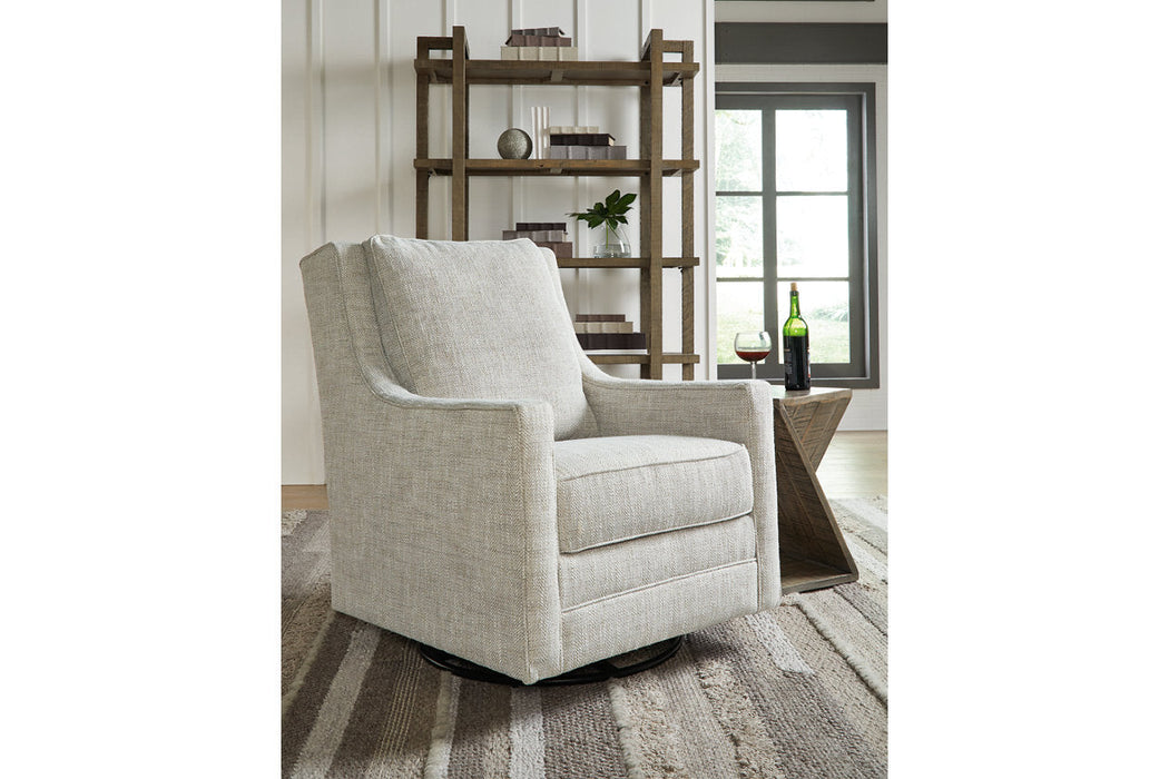 Kambria Fog Swivel Glider Accent Chair - A3000265 - Vega Furniture