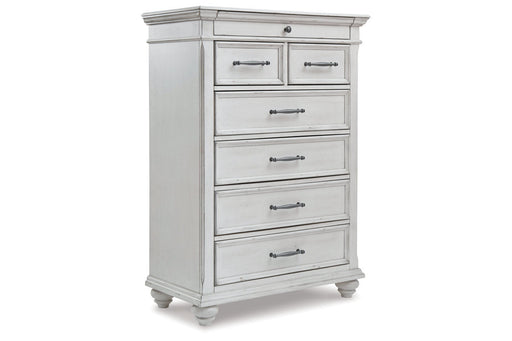 Kanwyn Whitewash Chest of Drawers - B777-46 - Vega Furniture