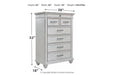 Kanwyn Whitewash Chest of Drawers - B777-46 - Vega Furniture