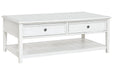 Kanwyn Whitewash Coffee Table - T937-1 - Vega Furniture