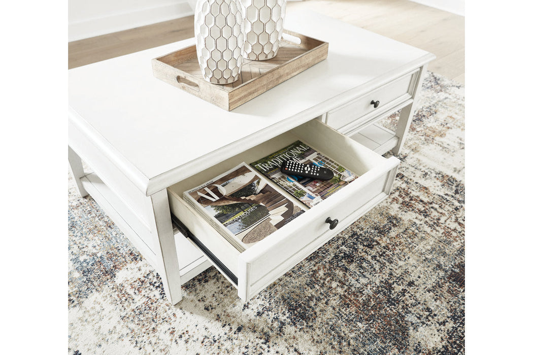 Kanwyn Whitewash Coffee Table - T937-1 - Vega Furniture