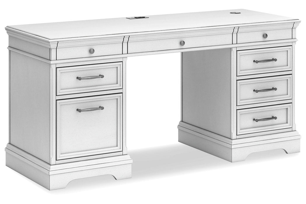 Kanwyn Whitewash Credenza - SET | H777-22L | H777-22R | H777-22T - Vega Furniture