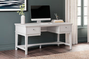 Kanwyn Whitewash Home Office Storage Leg Desk - H777-26 - Vega Furniture