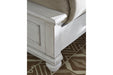 Kanwyn Whitewash King Panel Bed with Storage Bench - SET | B777-56S | B777-58 | B777-97 - Vega Furniture