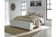 Kanwyn Whitewash King Panel Bed with Storage Bench - SET | B777-56S | B777-58 | B777-97 - Vega Furniture