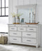 Kanwyn Whitewash Panel Bedroom Set - SET | B777-56 | B777-58 | B777-97 | B777-31 | B777-36 - Vega Furniture