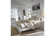 Kanwyn Whitewash Queen Panel Bed - SET | B777-54 | B777-57 | B777-96 - Vega Furniture