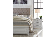 Kanwyn Whitewash Queen Panel Bed - SET | B777-54 | B777-96 | B777-157 - Vega Furniture