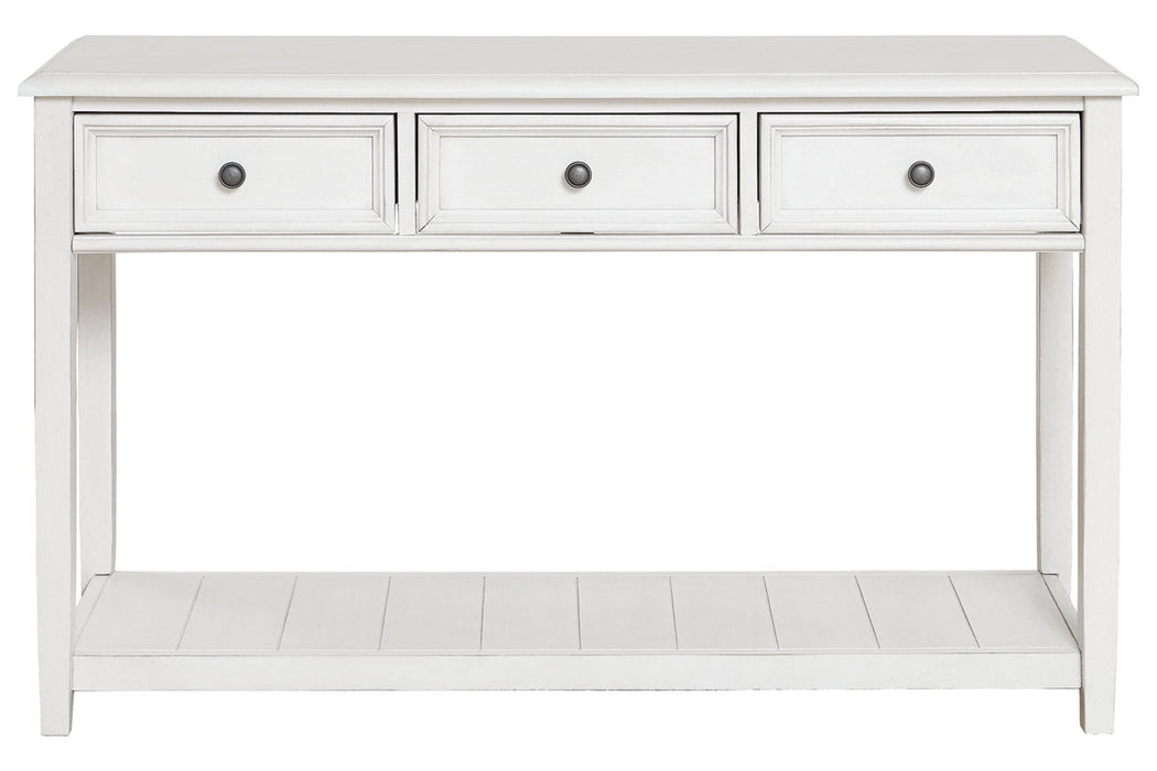 Kanwyn Whitewash Sofa Table - T937-4 - Vega Furniture