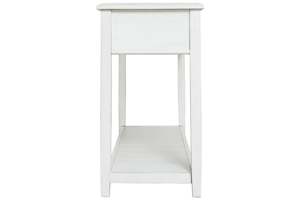Kanwyn Whitewash Sofa Table - T937-4 - Vega Furniture