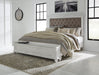 Kanwyn Whitewash Upholstered Storage Bedroom Set - SET | B777-54S | B777-157 | B777-96 | B777-46 | B777-93 - Vega Furniture