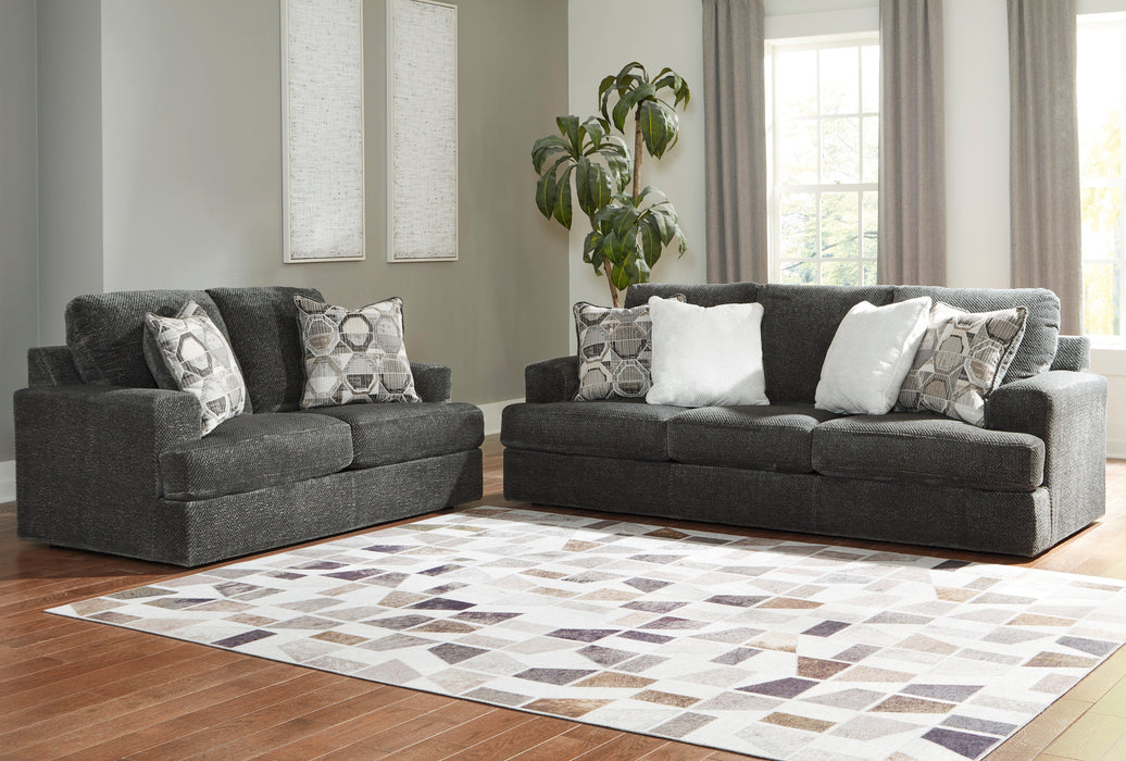 Karinne Smoke Living Room Set - SET | 3140238 | 3140235 - Vega Furniture