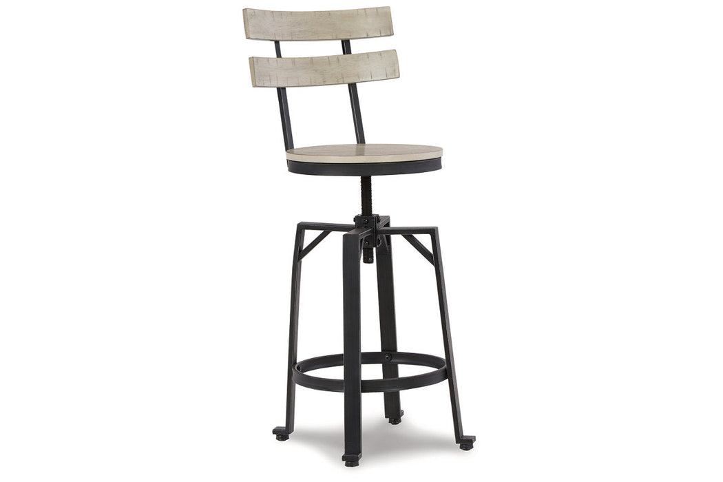 Karisslyn Whitewash/Black Counter Height Barstool, Set of 2 - D336-124 - Vega Furniture