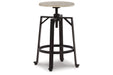 Karisslyn Whitewash/Black Counter Height Stool, Set of 2 - D336-024 - Vega Furniture