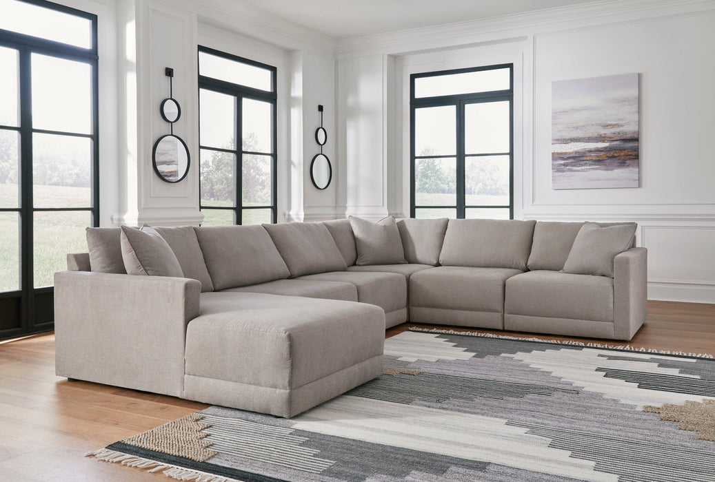 Katany Shadow 6-Piece LAF Chaise Sectional - SET | 2220116 | 2220165 | 2220177 | 2220146 | 2220146 | 2220146 - Vega Furniture
