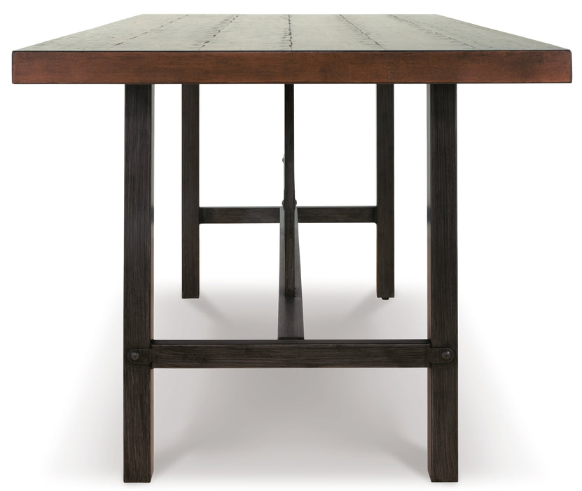 Kavara Medium Brown Counter Height Dining Table - D469-13 - Vega Furniture