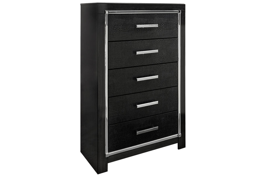 Kaydell Black Chest of Drawers - B1420-46 - Vega Furniture