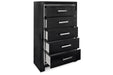 Kaydell Black Chest of Drawers - B1420-46 - Vega Furniture