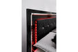 Kaydell Black King Upholstered Panel Bed with Storage - SET | B100-14 | B1420-56S | B1420-58 | B1420-95 - Vega Furniture
