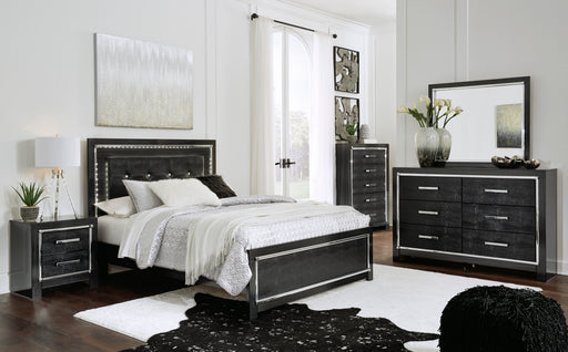Kaydell Black LED Platfom Bedroom Set - SET | B1420-54 | B1420-57 | B1420-95 | B1420-31 | B1420-36 | B1420-92 | B100-13 - Vega Furniture