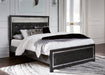 Kaydell Black Queen Upholstered Panel Platform Bed - SET | B100-13 | B1420-157 | B1420-54 | B1420-95 - Vega Furniture