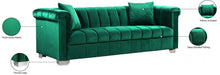 Kayla Green Velvet Sofa - 615Green-S - Vega Furniture