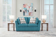 Keerwick Teal Loveseat - 6750735 - Vega Furniture