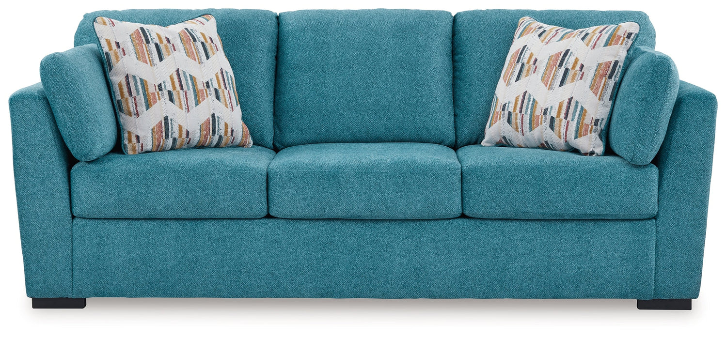 Keerwick Teal Queen Sofa Sleeper - 6750739 - Vega Furniture