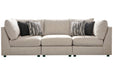 Kellway Bisque 3-Piece Sectional - SET | 9870746 | 9870777(2) - Vega Furniture