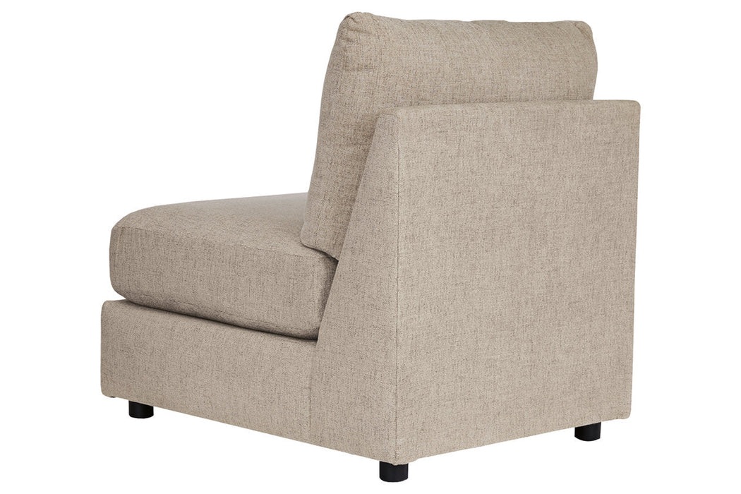 Kellway Bisque Armless Chair - 9870746 - Vega Furniture