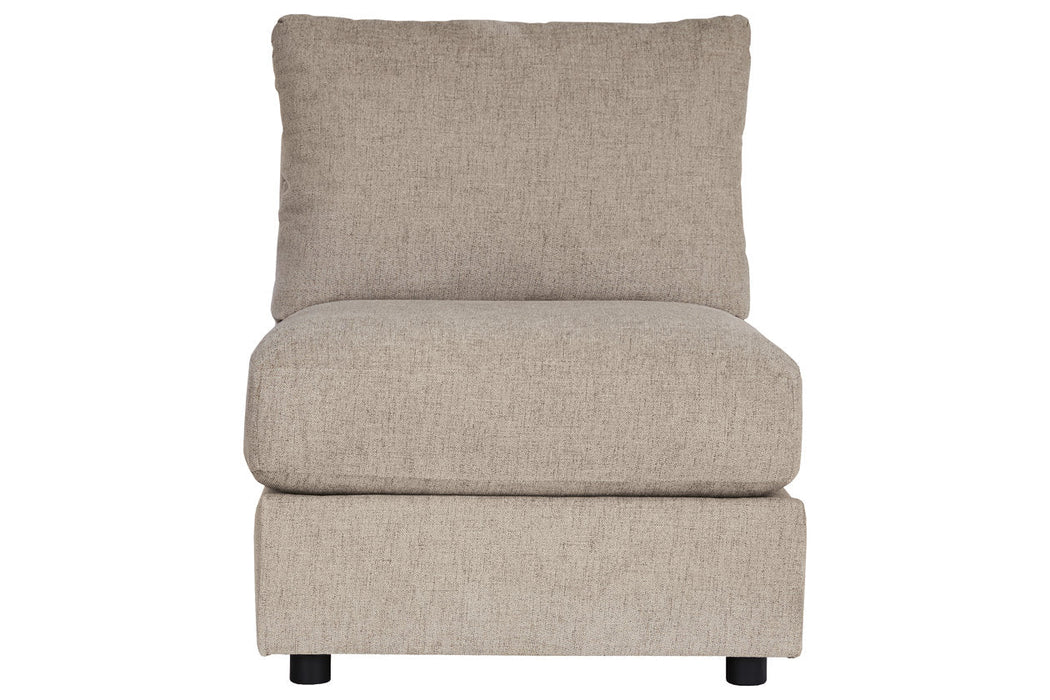 Kellway Bisque Armless Chair - 9870746 - Vega Furniture