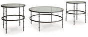 Kellyco Gunmetal Table (Set of 3) - T246-13 - Vega Furniture