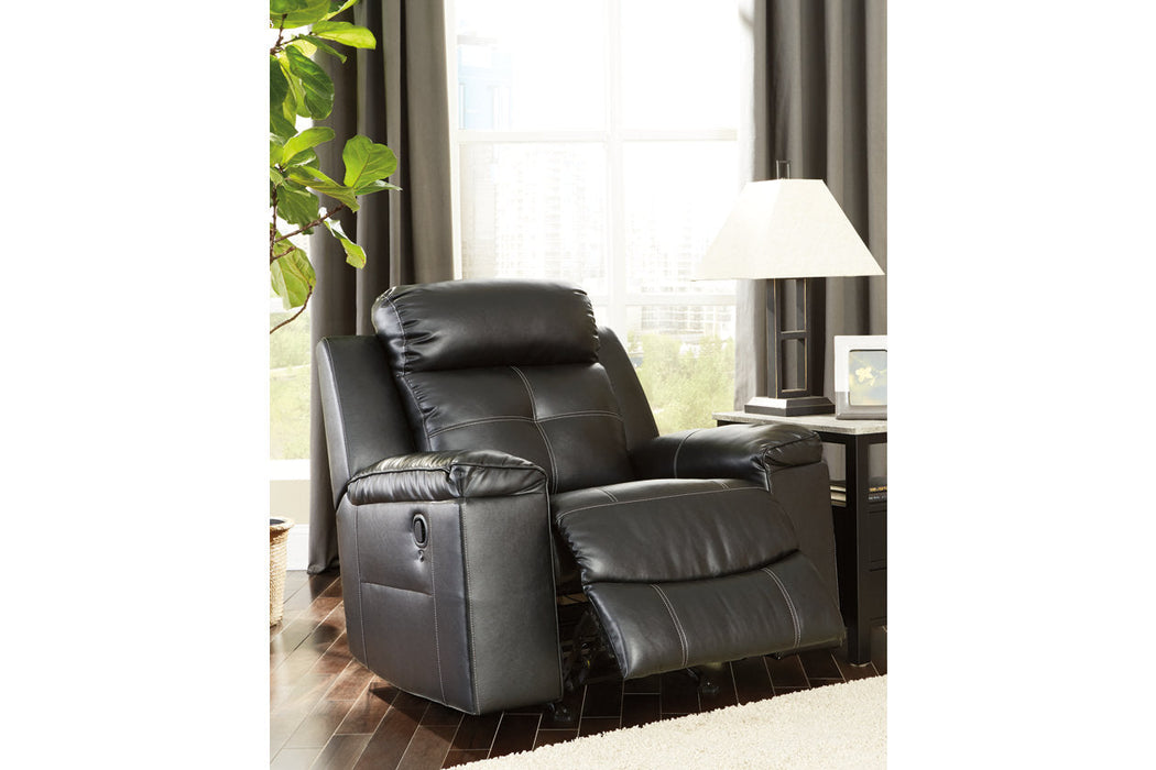 Kempten Black Recliner - 8210525 - Vega Furniture