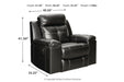 Kempten Black Recliner - 8210525 - Vega Furniture