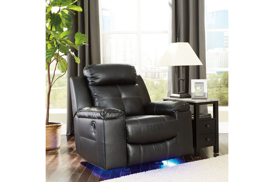 Kempten Black Recliner - 8210525 - Vega Furniture