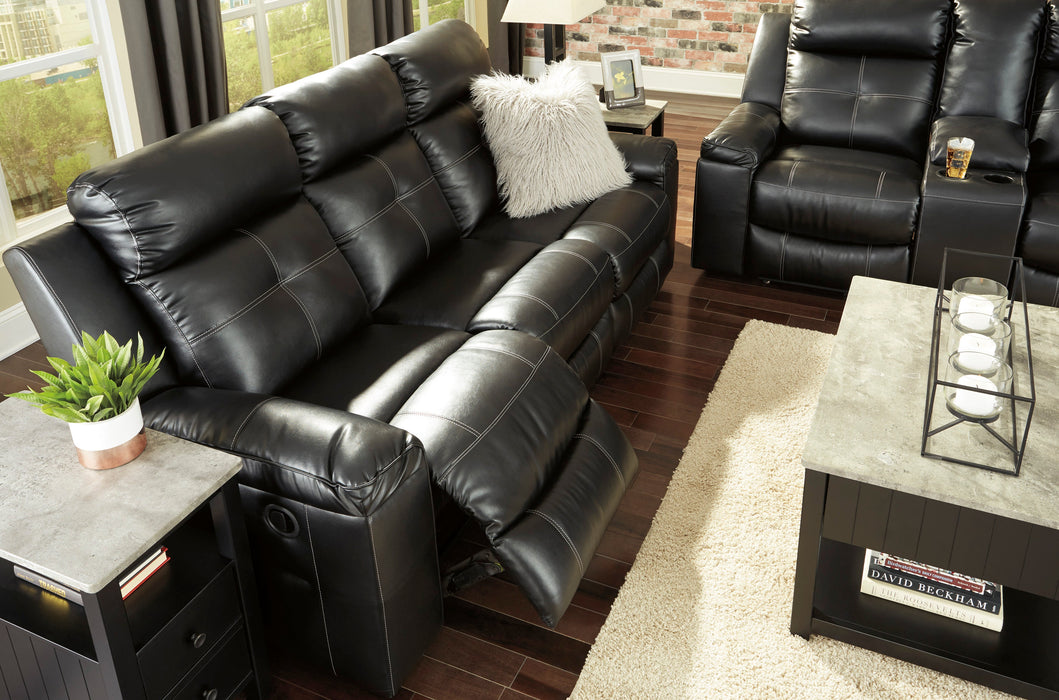 Kempten Black Reclining Living Room Set - SET | 8210588 | 8210594 | 8210525 - Vega Furniture