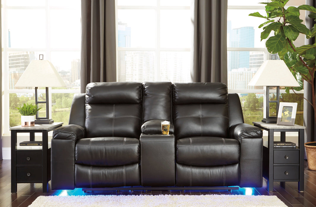 Kempten Black Reclining Living Room Set - SET | 8210588 | 8210594 | 8210525 - Vega Furniture